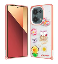 Xiaomi Poco M6 Pro 4G Uyumlu Kılıf Parlayan Simli Kabartma Figürlü Zore Cevze Kapak