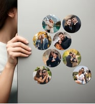 Kişiye Özel Ahşap Fotoğraflı UV Baskılı Magnet