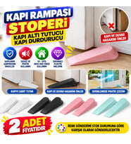 Kapı Rampası Stoperi Kapı Altı Tutucu Kapı Durdurucu (2 Adet)