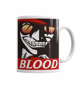 BLOOD Kupa Bardak Porselen