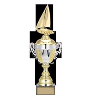 ODAK KUPA - Figürlü Kupalar - Yelken Figürlü Kupalar FG-087 B - 48 cm
