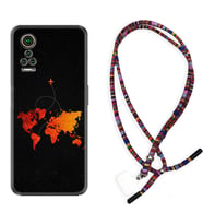General Mobile GM 21 Pro GM 22 Pro Plus Kılıf Boyun Asklı Rasta Silikon İz Bırakan Uçak 1778