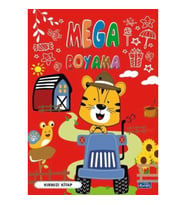 Mega Boyama Kırmızı Kitap