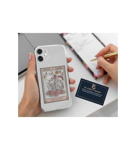 Samsung Galaxy A53 Uyumlu The Lovers Tarot Kart Tasarımlı Şeffaf Kılıf