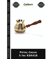 Özel Üretim Geleneksel Mutfak Sunum Kahve Ekipmanı Pirinç Cezve 5'' İnc KSK418