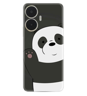 Realme C55 Kılıf Silikon Desen Özel Seri Hello Panda 1709