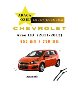 Chevrolet Aveo HB (2013) Araca Özel Silecek Ön iki
