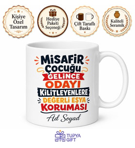 Misafir Çocuğu Gelince Odayı Kilitleyenlere Değerli Eşya Koruması Kupa Hediye