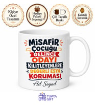 Misafir Çocuğu Gelince Odayı Kilitleyenlere Değerli Eşya Koruması Kupa Hediye