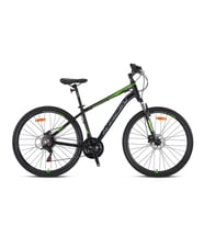 TX 75 - 28" Trekking - 17' - 21 Vites - M.DISC - Mat Siyah-Füme/Yeşil/Gri (Siyah-Yeşil)