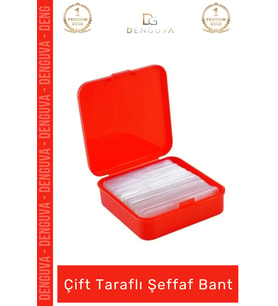 #ŞeffafBant Nano PU Jel Güçlü Yıkanabilir Tekrar Kullanılabilir Dayanıklı Yapışkan Çift Taraflı Şeff