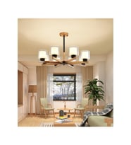 Modern Cottage Ahşap Avize