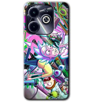 İnfinix Hot 40i Kılıf HD Desen Baskılı Kılıf - Graffiti Çizgi Film