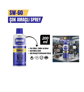 Çok Amaçlı 200 ml Yağlayıcı ve Pas Sökücü Sprey