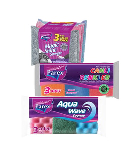 Magic Shine Aquawave ve Canlı Renkler Sünger Paketi