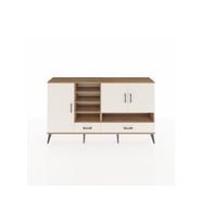 Arges Konsol 8 Raflı 2 Çekmeceli 3 Kapaklı 176x30x99 Çam-Aytaşı