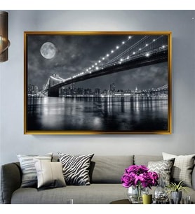 Altın Çerçeveli dekoratif tablo l809 (Gold)
