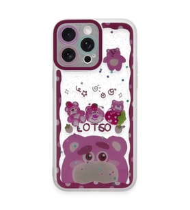 İphone 14 Pro Kılıf Sweet Desenli Silikon Kapak - Pembe