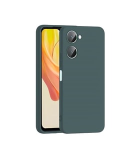 Coverzone Vivo Y18 ?le Uyumlu K?l?f Z-Mara Lansman Vieri Tam Koruma Arka Kapak Kamera Koruma �?k?nt?l? P�r�zs�z Y�zey Koyu Ye?il
