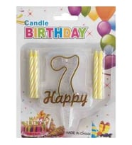 MUM 7 YAŞ HAPPY YAZILI ALTIN PK:1-1-