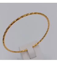 Çelik Gold Burma İnce Bilezik