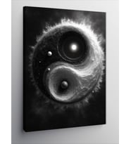 Kanvas Tablo Yin-Yang Galaksi