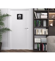 BK Home Depo Kapı Yönlendirme Levhası (Siyah)