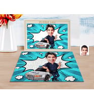 BK Gift Kişiye Özel Erkek Polis Karikatürlü 1000 Parça Profesyonel Puzzle-2
