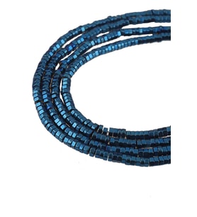 2X1 MM Hematit Dizi Doğaltaş - DZ4268-M (Mavi)