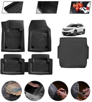 Citroen C5 Aircross Ust Kısım 2017-2025 Uyumlu Paspas Araca Özel Bagaj Havuzu MBS Siyah