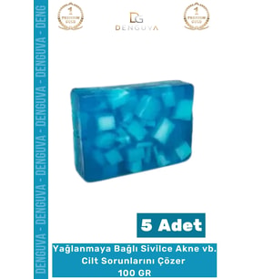 %100 Doğal Güzel Kokulu El Yüz Saç Vücut Cilt Orijinal Bitkisel Kolojen Sabunu 100G - 5 Adet