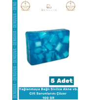 %100 Doğal Güzel Kokulu El Yüz Saç Vücut Cilt Orijinal Bitkisel Kolojen Sabunu 100G - 5 Adet