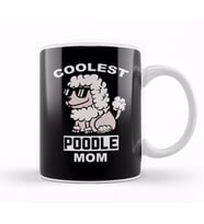 Coolest Poodle Mom Kupa Bardak Porselen