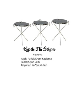 Brc Zigon Küpeli 13401 Model Çelik Bakır roza renk X ayak Kırılmaz cam El Yapım (Siyah)