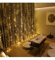 Dekoratif 200 Led 10 Saçak İp Led 2x2 Metre Gün Işığı
