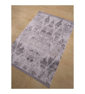 KASHE HALI NİCE 16300 GRİ MAKİNEDE YIKANABİLİR HALI 120X180 CM