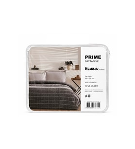 Özdilek Prime -Masculine Plate K.Gri- Tek Kişilik Battaniye (155x215)