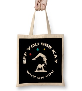 Eff You See Kay Why Oh You Bez Çanta Uzun Saplı