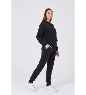 Kadın Yumuşak Kumaş Eşofman Takımı Eşofman Altı ve Sweatshirt
