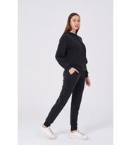 Kadın Yumuşak Kumaş Eşofman Takımı Eşofman Altı ve Sweatshirt