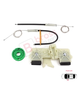 Ford Fiesta MK5 JH JD BE256 2001-2008 4/5 Kapı 2S61A23201 İçin Ön Sol Kapı Cam Kriko Tamir Seti