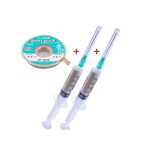 Goot Wick Cp-2015 Örgülü Lehim Sökme Teli 3,5 Mm X 1,5 Mt Fluk Lehim Toplama Set05