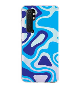 Xiaomi Mi Note 10 Lite Uyumlu Kapak Renkli Desen Tasarımlı Şeffaf Silikon Kılıf