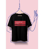 YAPACAĞIN İŞE SK. Baskılı Unisex T-shirt/Tişört - TÜM YAŞ GRUPLARI (Siyah)