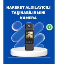 Mini Kamera 1080P Full HD Döner Lens Taşınabilir