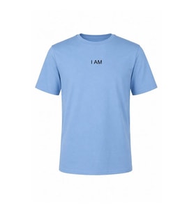 Trender I Am Baskı Mavi Kadın T-Shirt 26YI51000001
