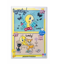 2 li DS Twetty Karakterli Puzzle Lisanslı Ürün