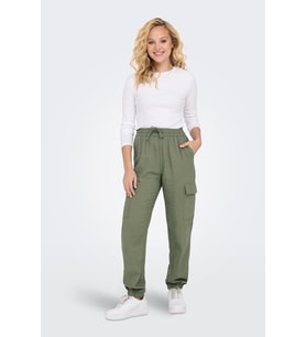 ONLY ONLCARO MW LIN PULL-UP CARGO PNT NOOS 15310987 (Petrol Yeşili)