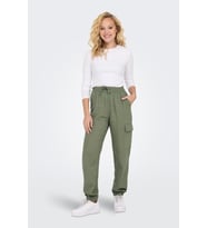 ONLY ONLCARO MW LIN PULL-UP CARGO PNT NOOS 15310987 (Petrol Yeşili)