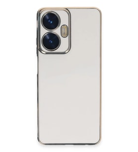 Realme C55 Kılıf Volet Silikon - Beyaz